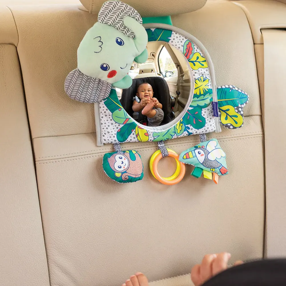 Infantino Jouet Sensoriel Éléphant avec Miroir - 0M+ – Image 3
