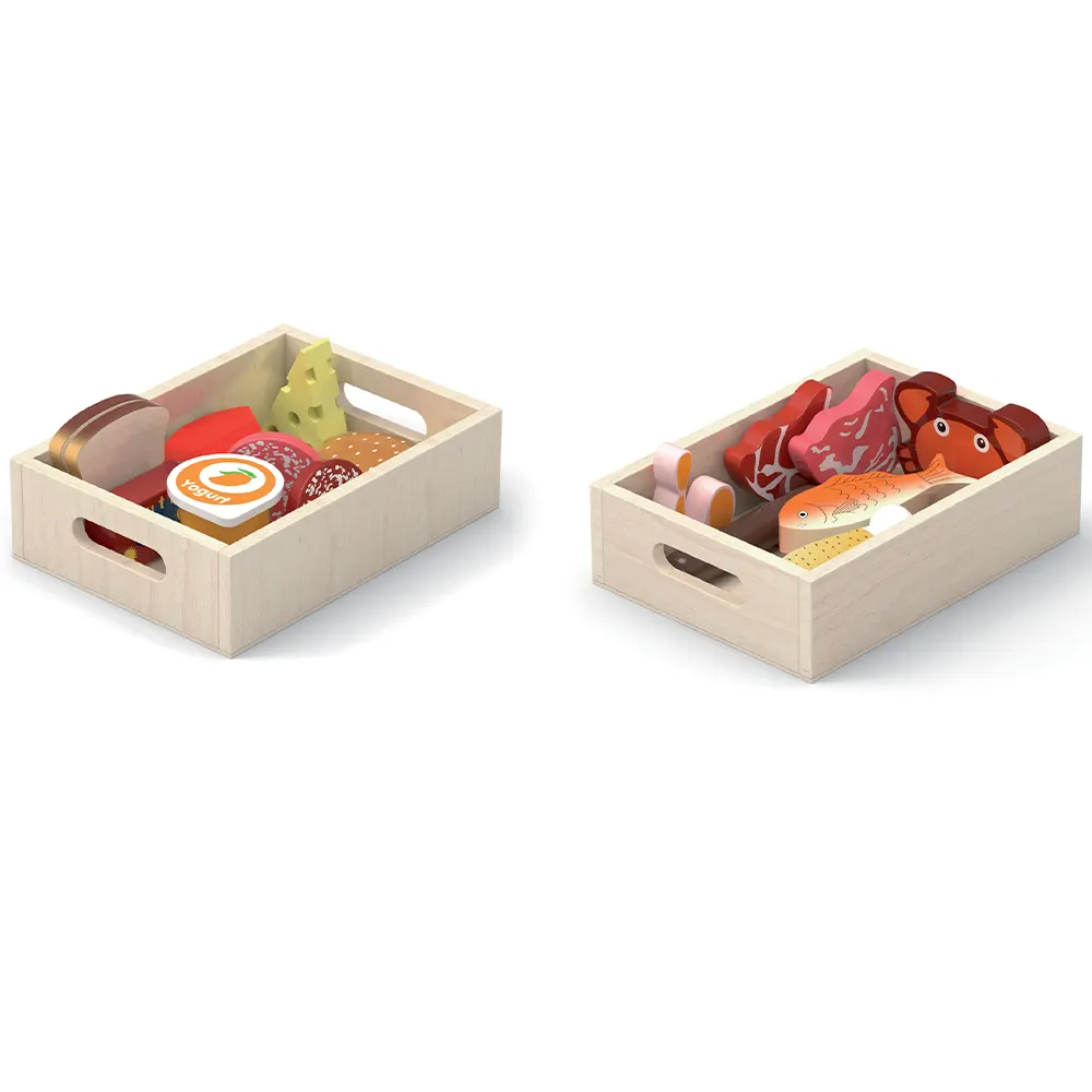 Viga Toys Set de Nourriture pour Réfrigérateur 3A+ – Image 2