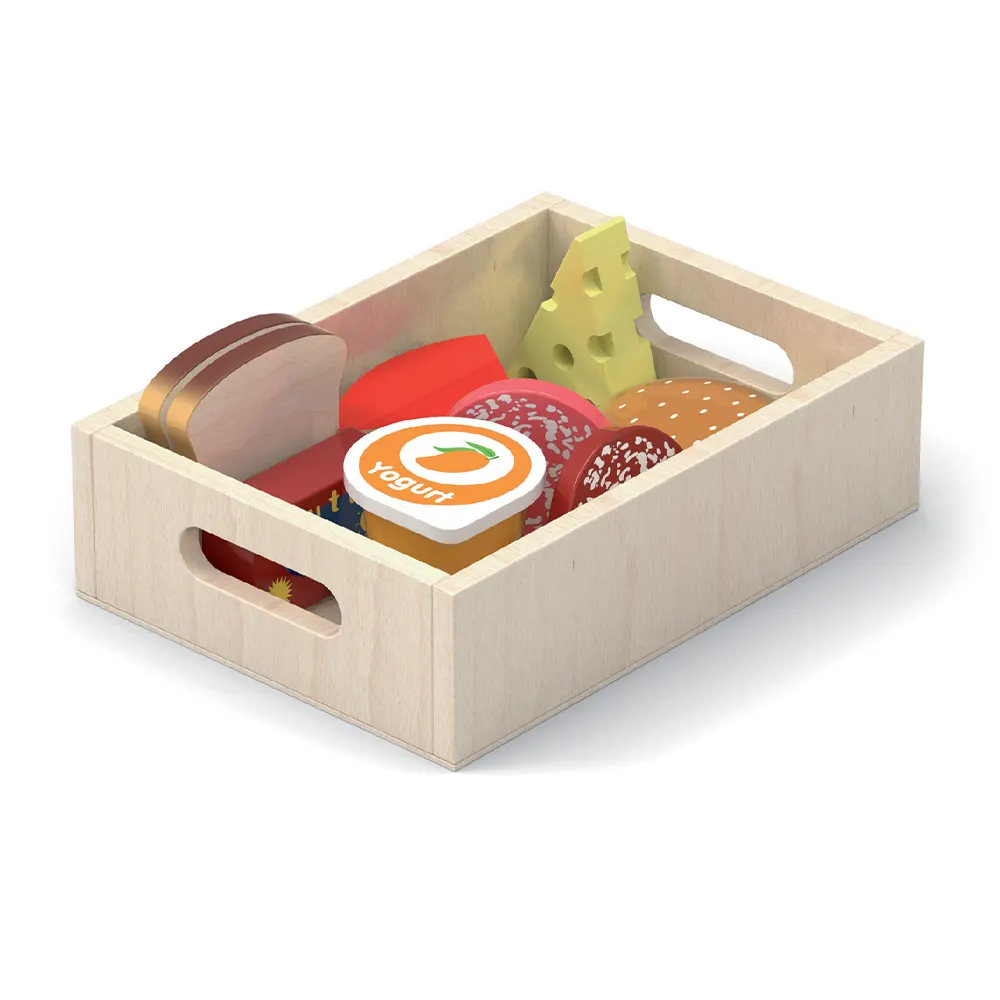 Viga Toys Set de Nourriture pour Réfrigérateur 3A+ – Image 3