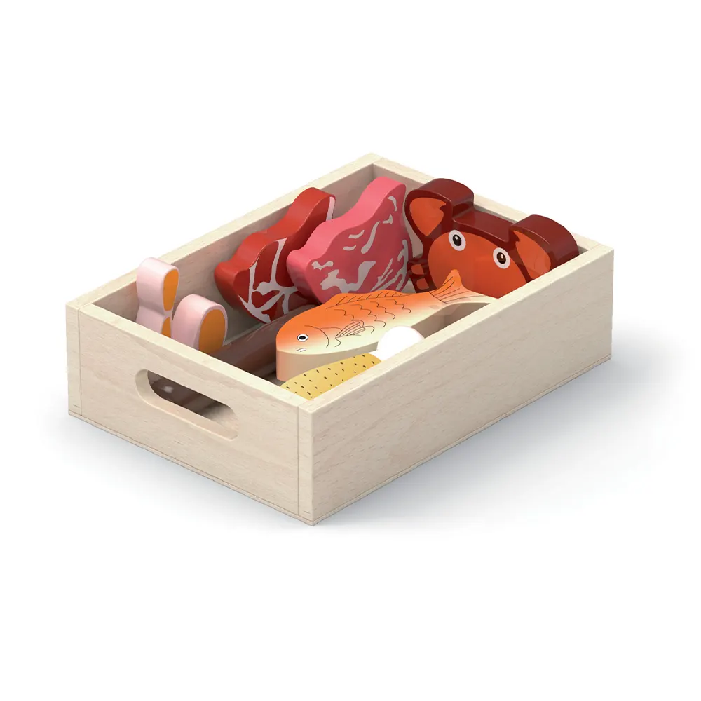 Viga Toys Set de Nourriture pour Réfrigérateur 3A+ – Image 4