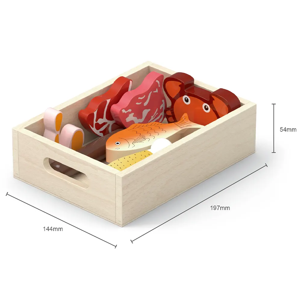 Viga Toys Set de Nourriture pour Réfrigérateur 3A+ – Image 5