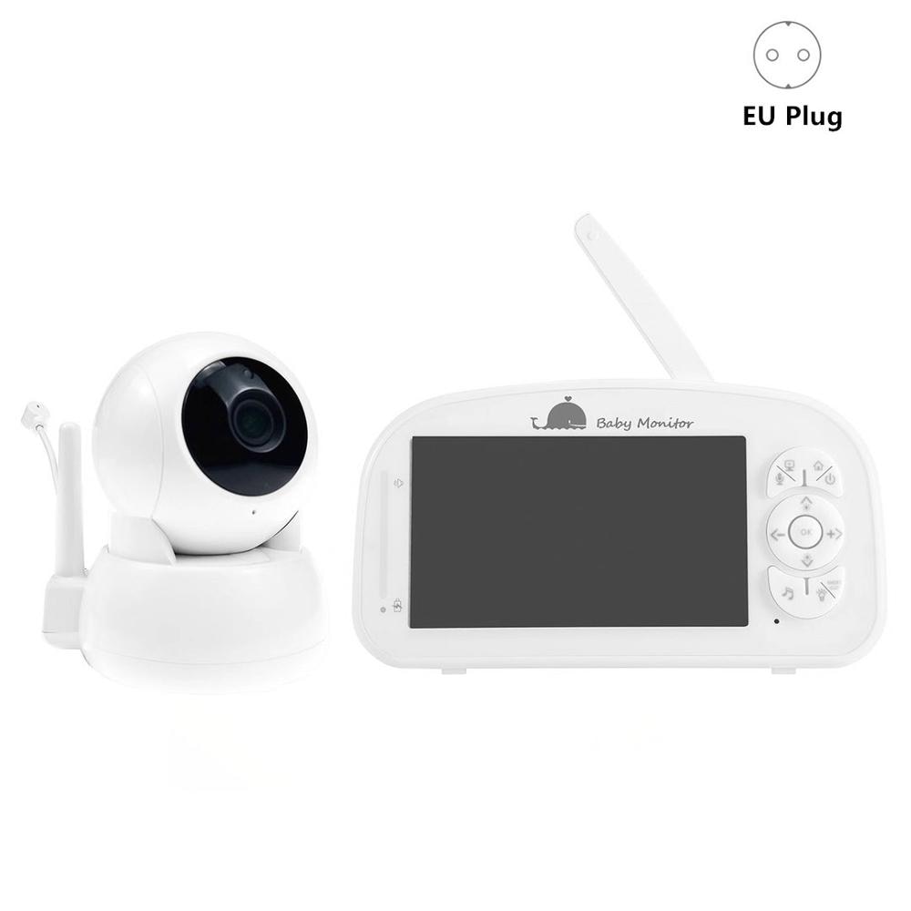 Nouveau 5 “1080P HD vidéo bébé moniteur 5200 mAh batterie 2 voies Audio Auto Vision nocturne température surveillance berceuses 1000ft gamme – Image 8