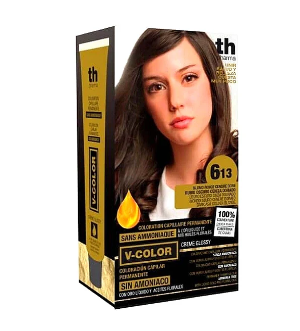 Th-Vitalia Color N° 6.13 Blond Fonce Cendre Dore – Image 2