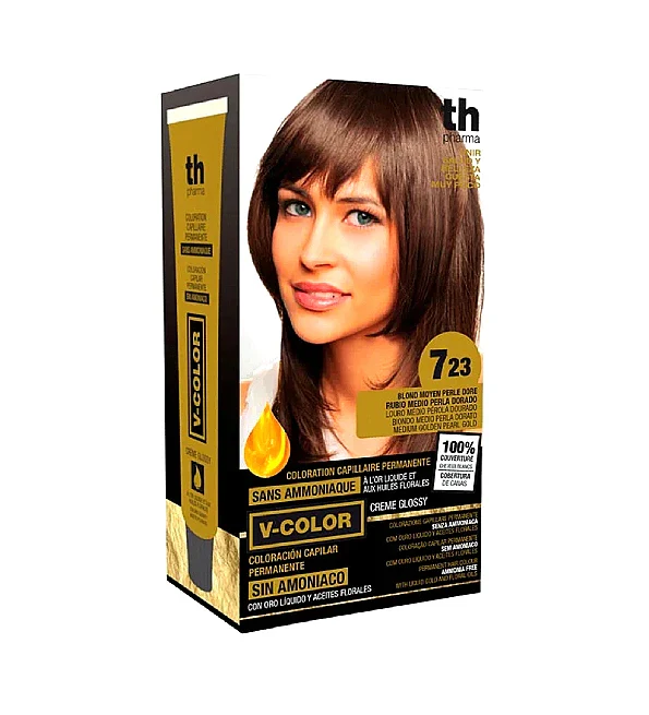 Th-Vitalia Color N° 7.23 Blond moyen Perle dore – Image 2